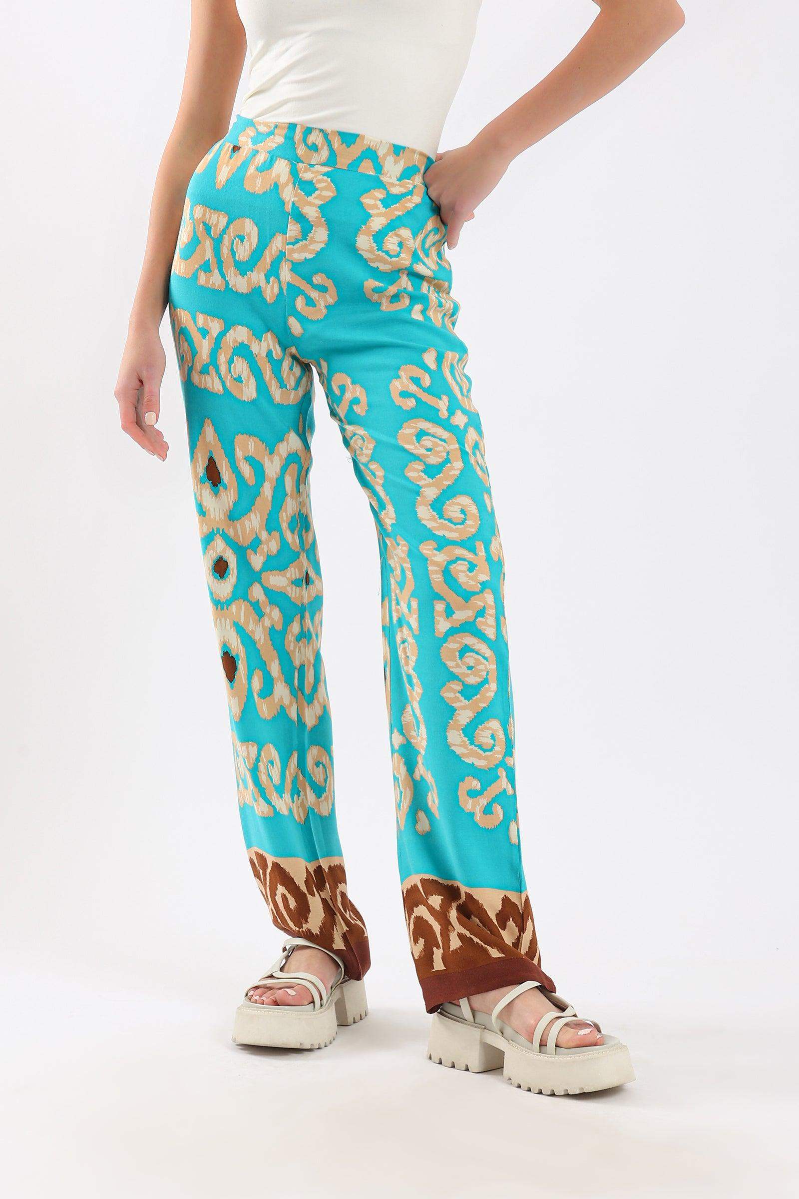 Full Length Print Pants - Carina - كارينا