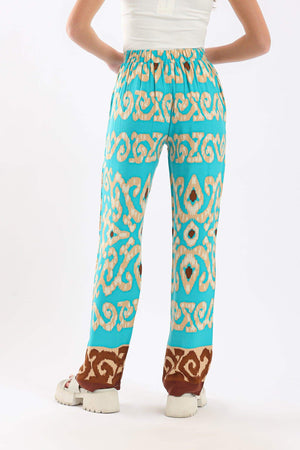 Full Length Print Pants - Carina - كارينا