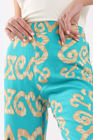 Full Length Print Pants - Carina - كارينا