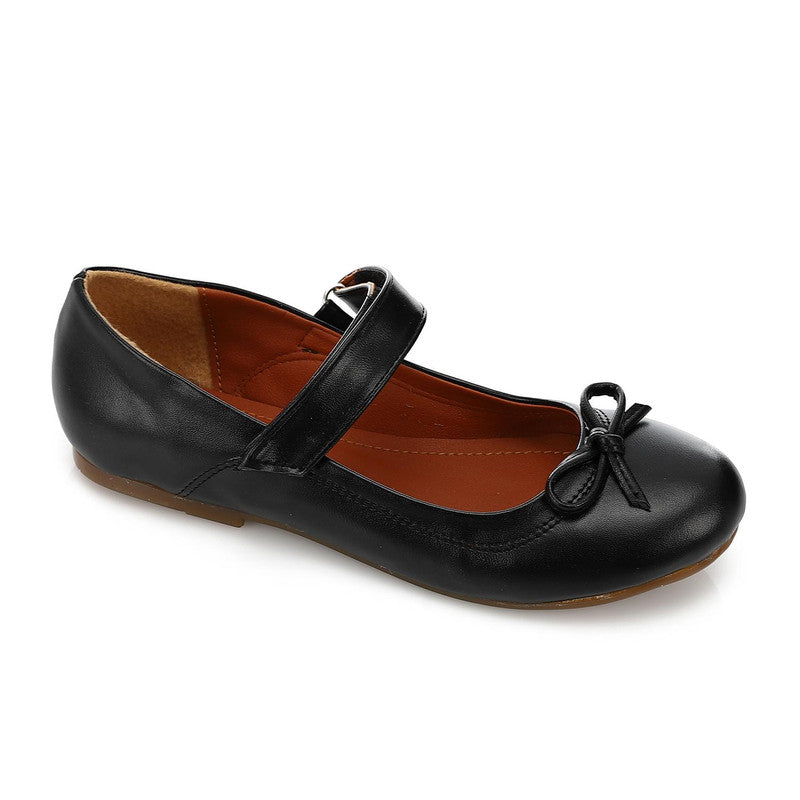 Bow Mary Jane Ballet Flat – Black (3033)