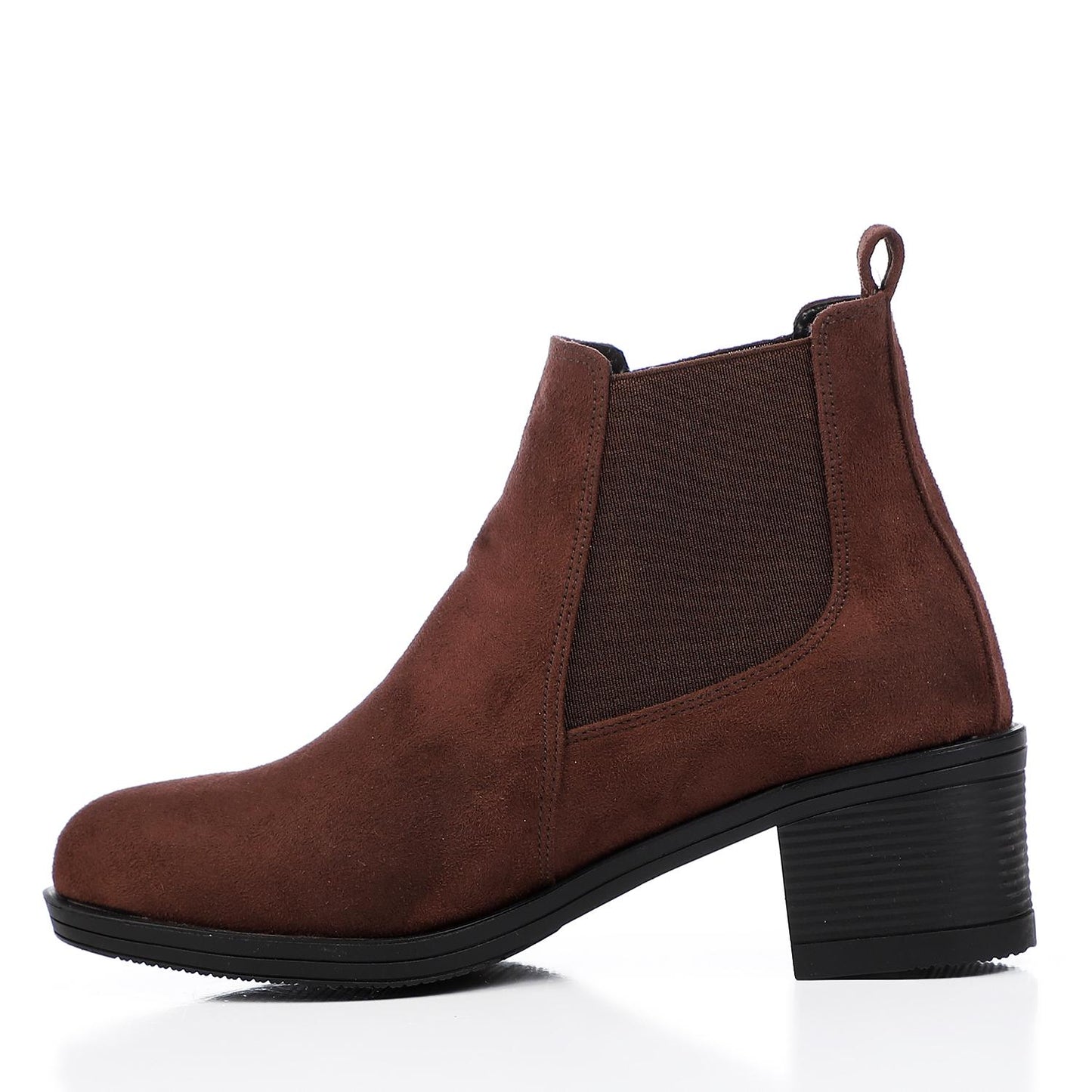 Leather Ankle Boot - Brown