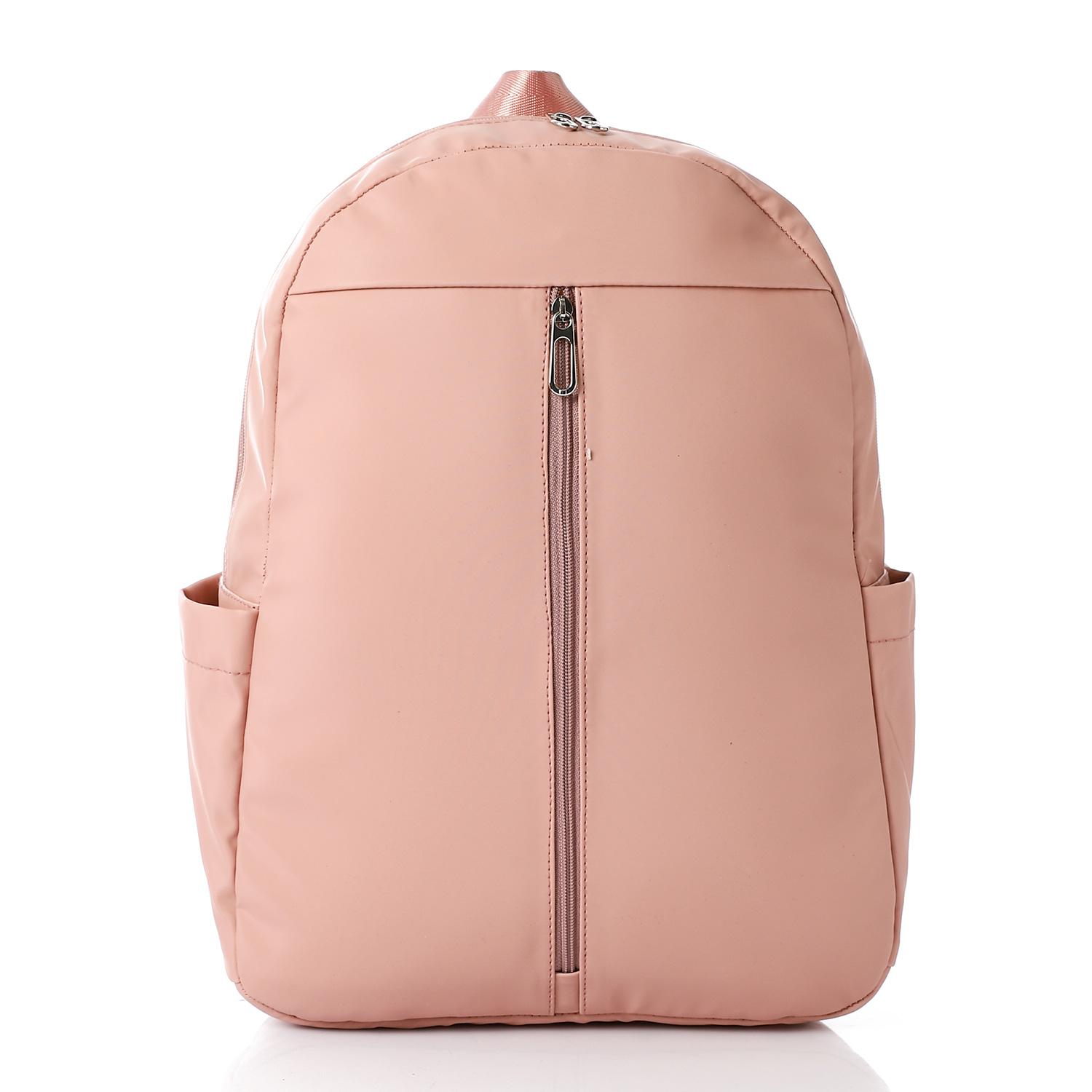 Leather Unisex Backpack - Pink