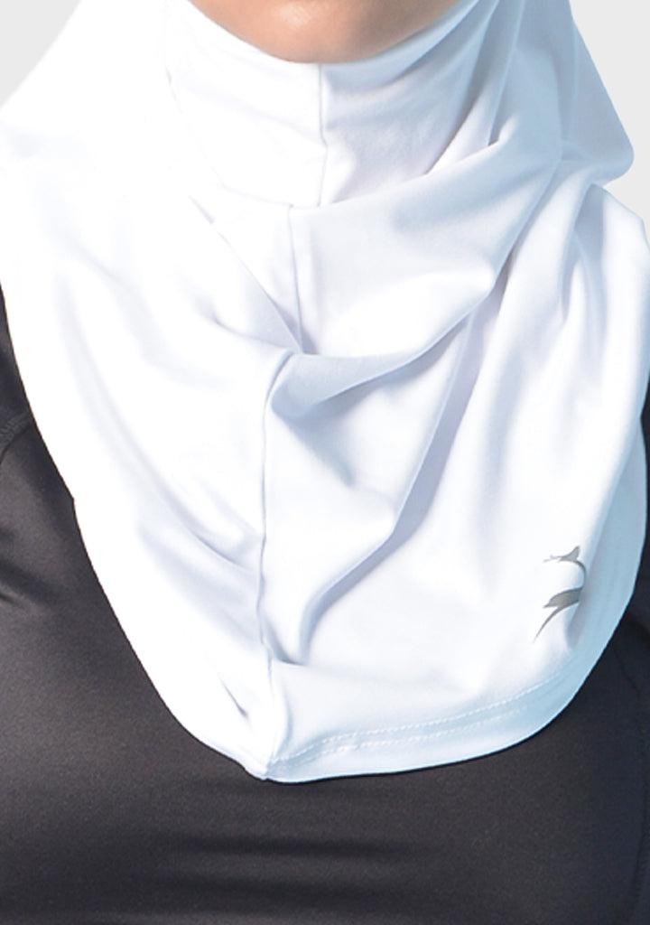 Rayon Jersey Plain Sports Hijab – White