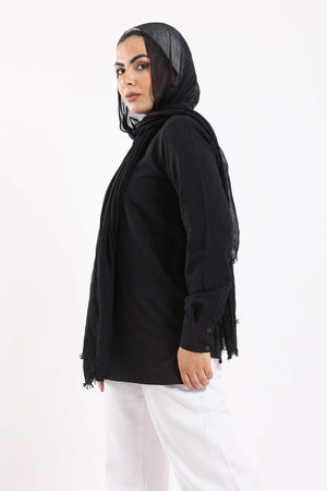 Hidden Placket Basic Shirt - Carina - كارينا
