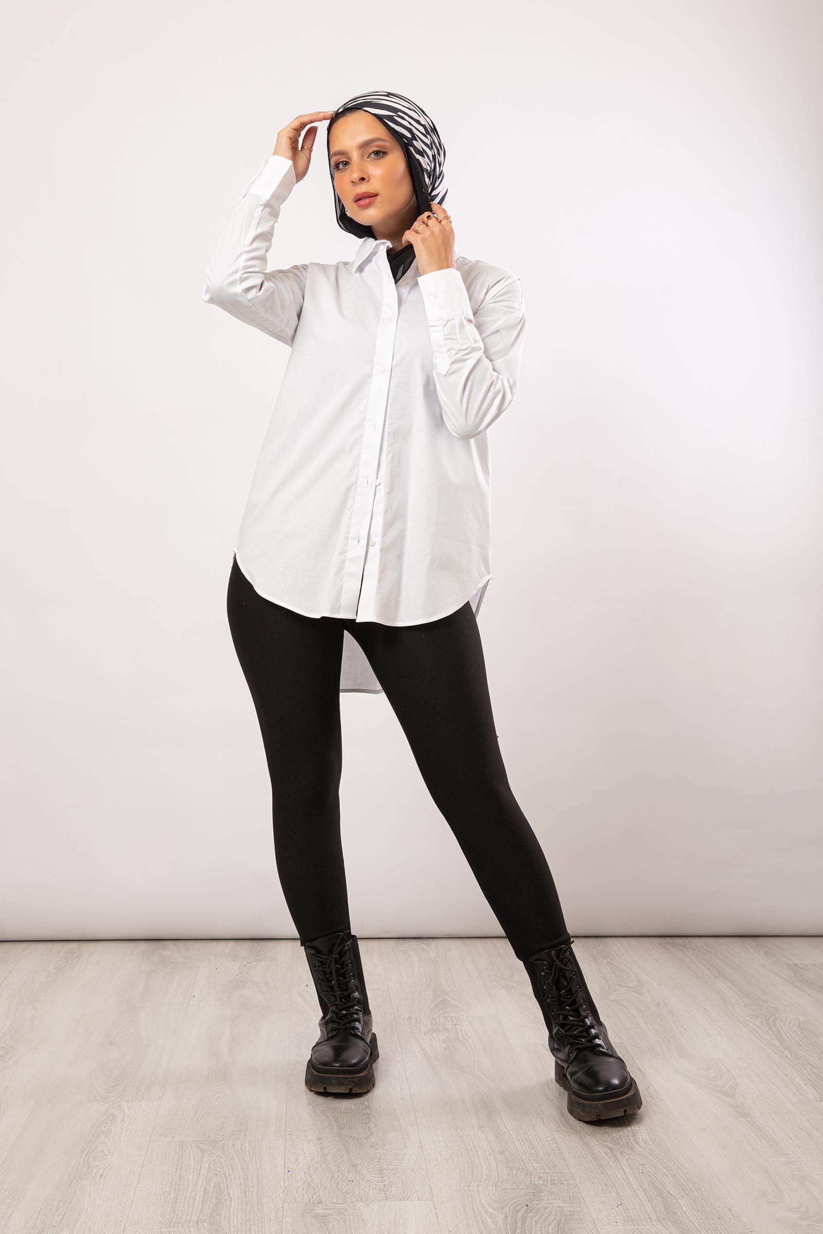 High Low Classic Shirt - Carina - كارينا