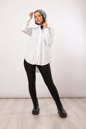 High Low Classic Shirt - Carina - كارينا