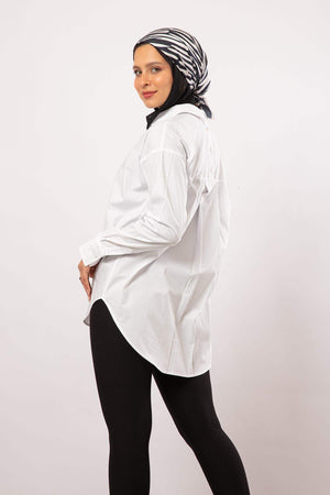 High Low Classic Shirt - Carina - كارينا