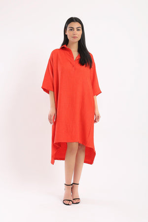 High Low Shirt Dress - Clue-wear