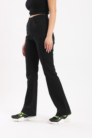 High Rise Flared Pants - Clue Wear