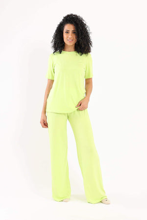 High Waisted Lounge Pants - Carina - كارينا