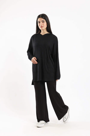 High Waisted Lounge Pants - Carina - كارينا