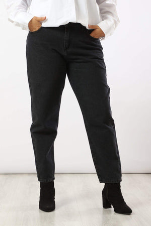 High Waisted Mom Jeans - Carina - كارينا