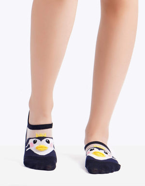 Invisible Animal Print Socks -3 Pairs - Carina - كارينا