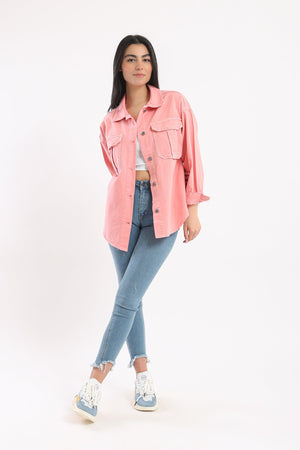 Jacket with Chest Front Pockets - Clue-wear