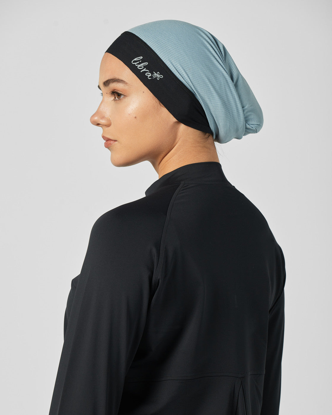 Lycra Neck free bandana - Ice-Blue