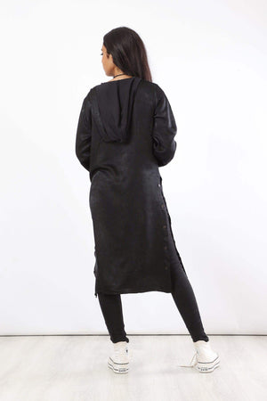 Long Sleeve Button Down Tunic Shirt - Carina - كارينا