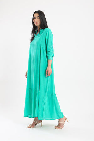Long Sleeve Maxi Dress - Clue Wear