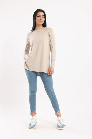 Long Sleeves Basic Top - Clue-wear