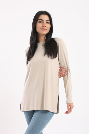 Long Sleeves Basic Top - Clue-wear
