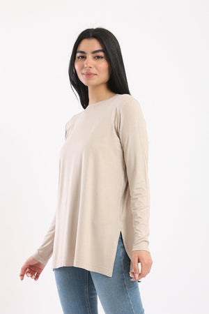 Long Sleeves Basic Top - Clue-wear