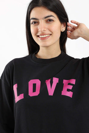 Love Print Lounge Top - Carina - كارينا