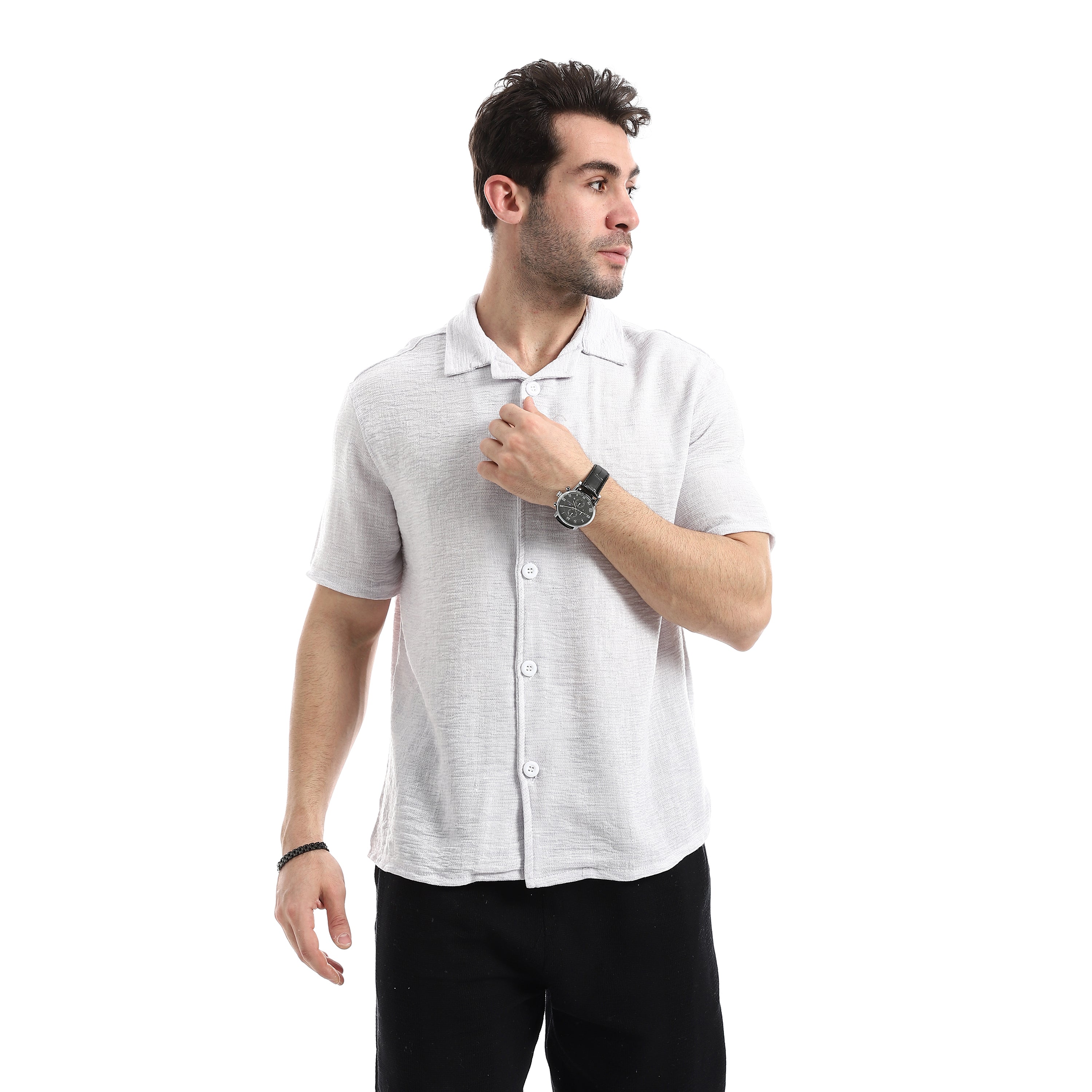 Essential Cotton Shirt - Light Purple