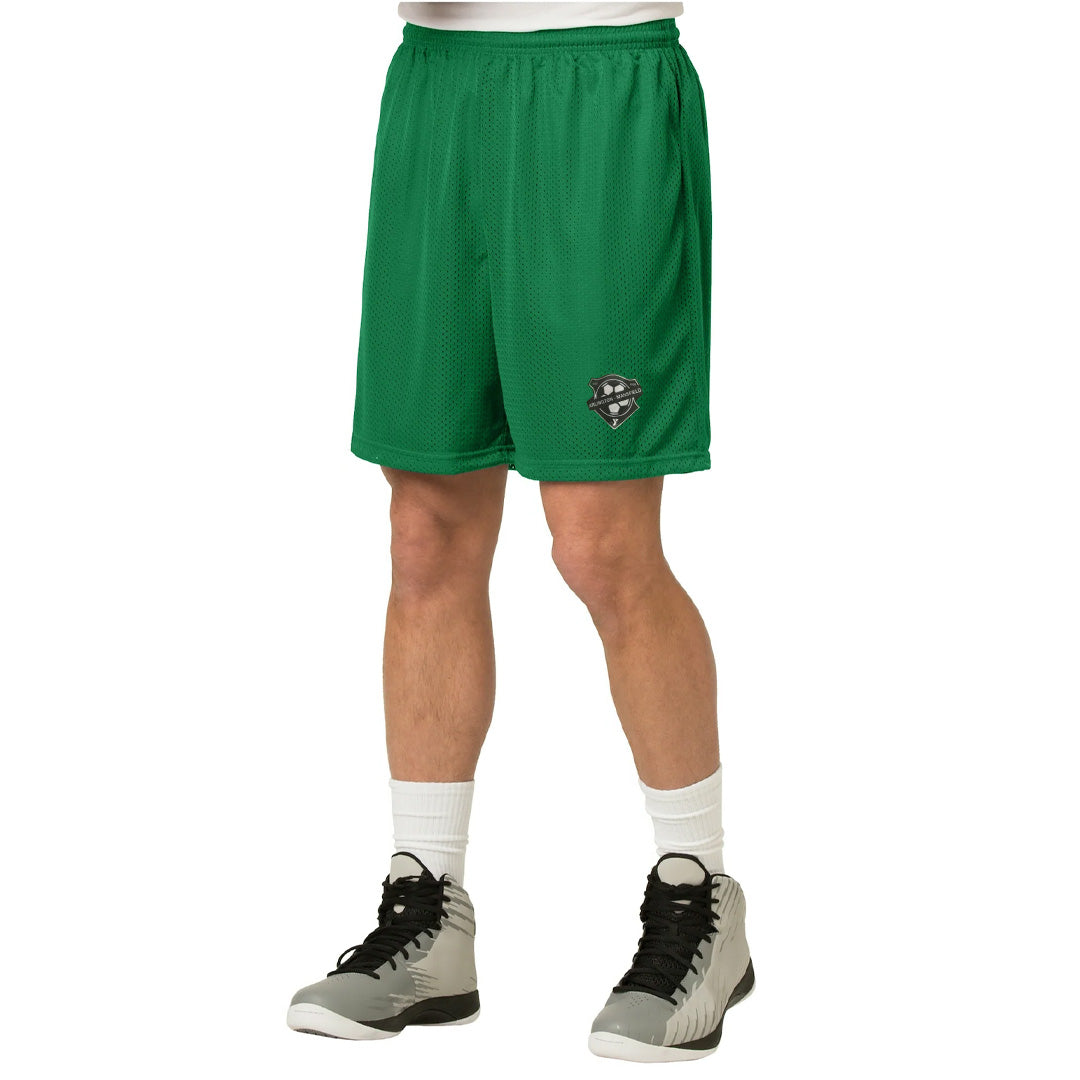 Polyester Mesh Training Shorts – Green