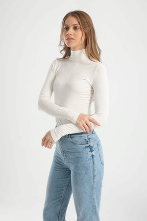 Microfiber Long Sleeves Top - Carina - كارينا