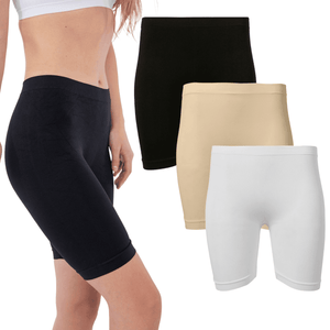 Microfiber Mid-Thigh Shorts (Pack of 3) - Carina - كارينا