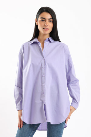 Over Sized Back Print Shirt - Clue Wear