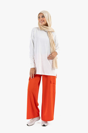 Overlapping Print Lounge T-Shirt - Carina - كارينا