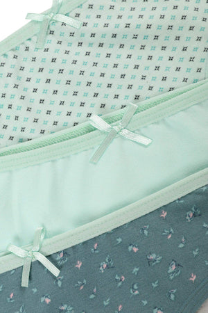Pack of 3 Colored Bikini Panties - Carina - كارينا