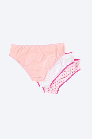 Pack of 7 Cotton Bikini Panties - Carina - كارينا