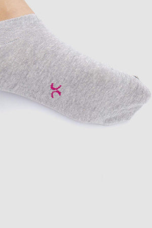 Plain Ankle Socks - 5 Pairs - Carina - كارينا
