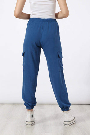 Plain Jogger with Cargo Pockets - Carina - كارينا