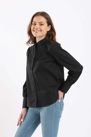 Pleated Formal Shirt - Carina - كارينا