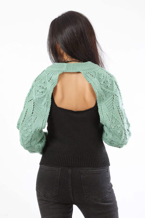Pointelle Detachable Sleeves - Carina - كارينا