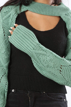 Pointelle Detachable Sleeves - Carina - كارينا