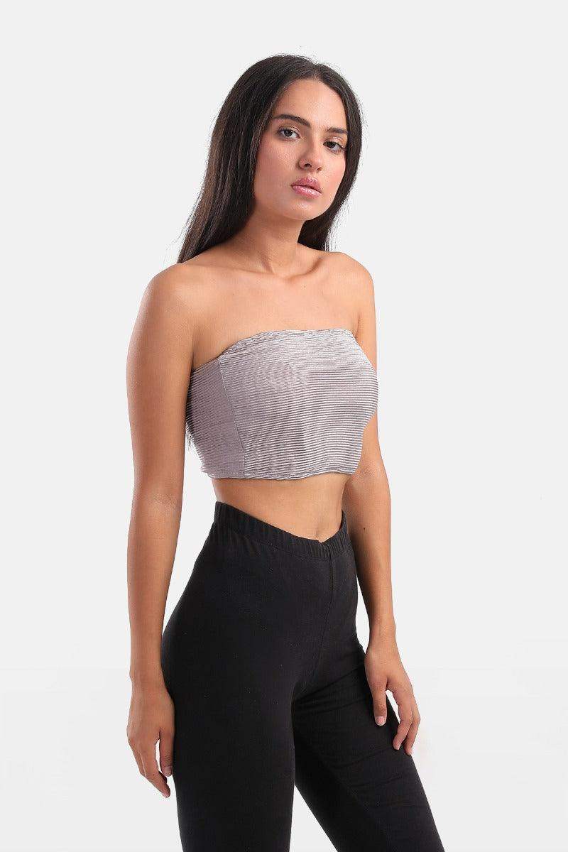 Polyester Bralette Plisse - Carina - كارينا