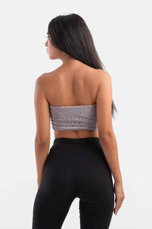 Polyester Bralette Plisse - Carina - كارينا