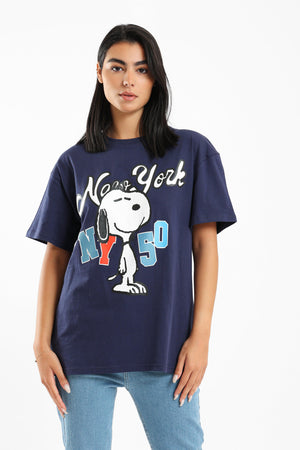 Printed Cotton T-shirt - Clue Wear