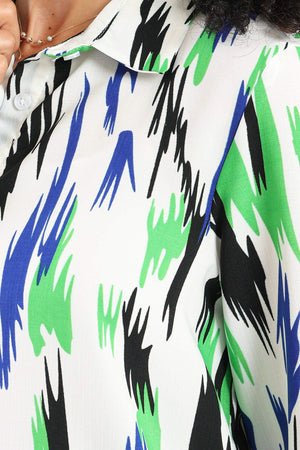 Printed Long Shirt - Carina - كارينا