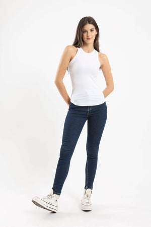 Racer Back Ribbed Top - Carina - كارينا
