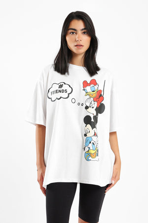 Relaxed Disney Printed T-shirt - Clue Wear