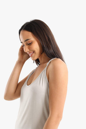 Relaxed Fit Sleeveless Nightgown - Carina - كارينا