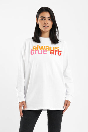 Relaxed Printed Sweatshirt - Clue Wear