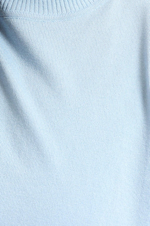 Ribbed Hemline Pullover - Clue Wear