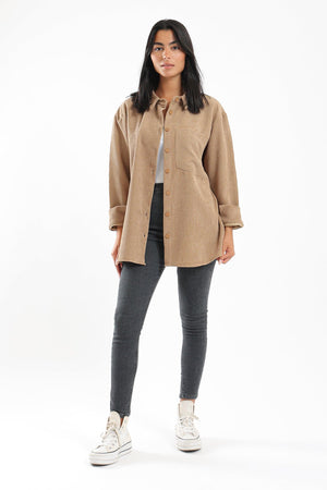 Ribbed Long Sleeve Shirt - Clue Wear