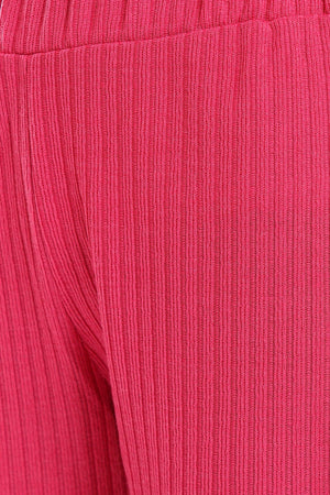 Ribbed Viscose Pants - Clue Wear