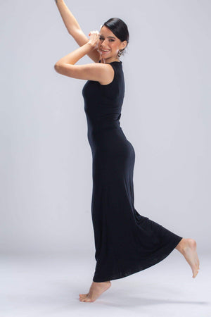 Round Neck Long Sleeveless Dress - Carina - كارينا